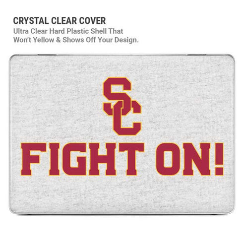 University of Southern California USC Fight On Grey MacBook Pro 14in (2021-24) Case plus Skin